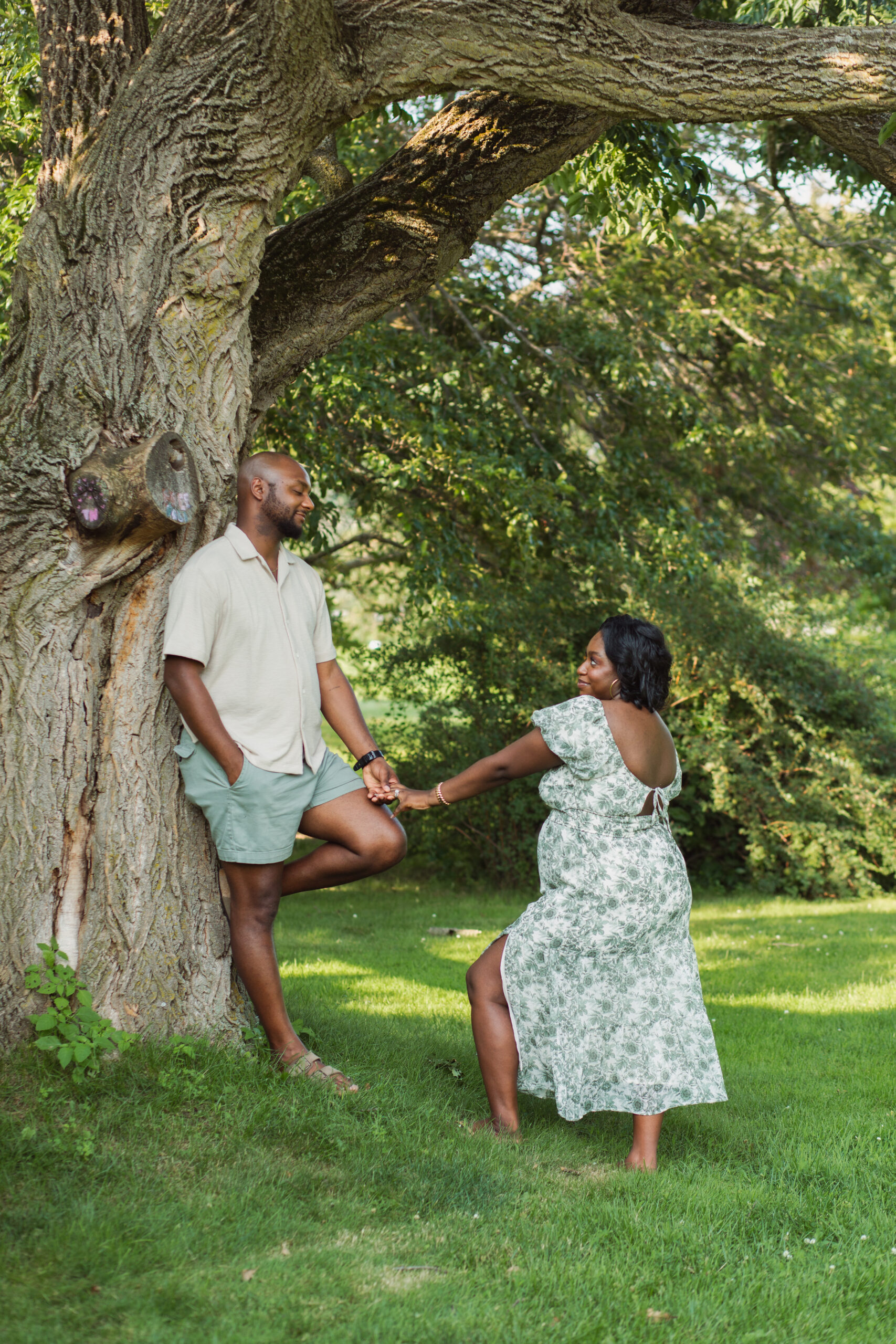 Anniversary Photo Shoot at the Ornamental Gardens in Ottawa